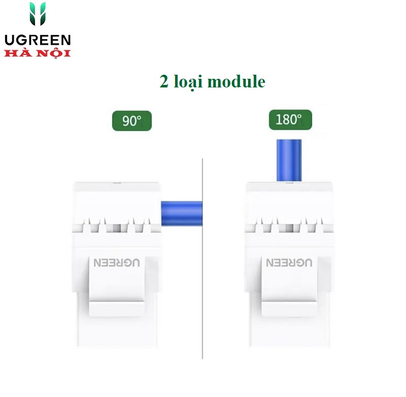 30898 Nhân ổ cắm mạng Cat5e UTP Modular Connector (180°)